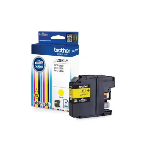 Brother LC525XL-Y - Tusz żółty do Brother DCP-J100, DCP-J105, MFC-J200