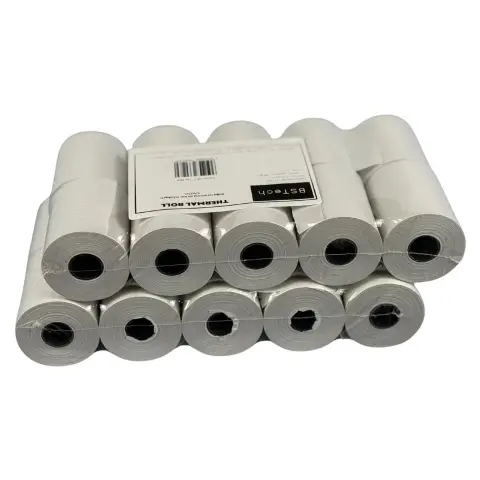 BSTech Papier, rolka termiczna do kas fiskalnych 57x25m 10 sztuk-9612992