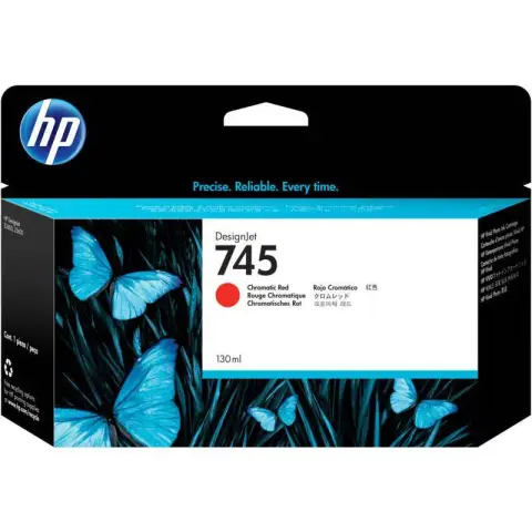 Tusz HP 745 / F9K00A Chromatic Red do drukarek (Oryginalny) [130ml]