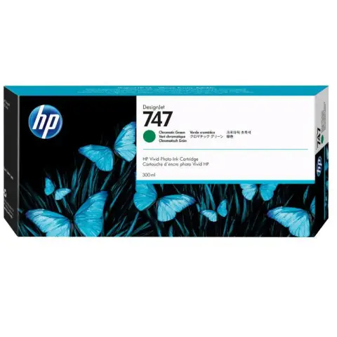 Tusz HP 747 / P2V84A Green do drukarek (Oryginalny) [300ml]
