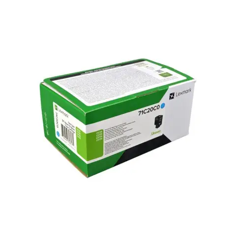Toner Lexmark 71C20C0 Cyan do drukarek (Oryginalny) [5k]