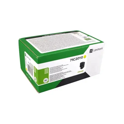 Toner Lexmark 71C20Y0 Yellow do drukarek (Oryginalny) [5k]