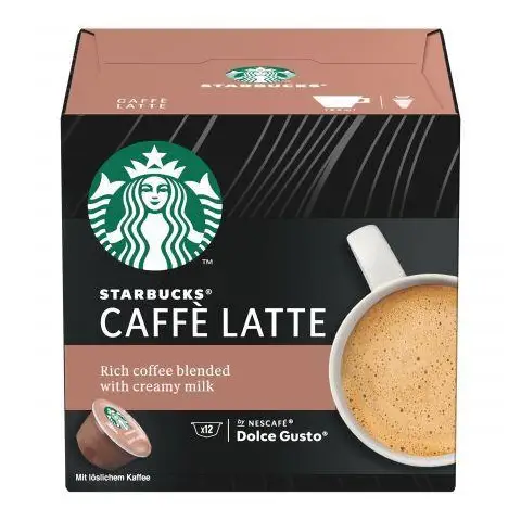 Kawa Starbucks Kapsułki do Dolce Gusto Starbucks Caffe Latte  | 12 szt.
