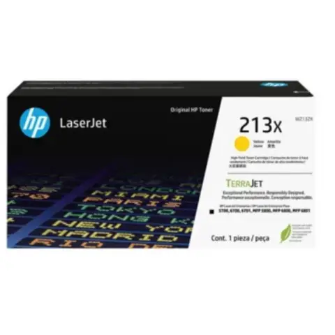 Toner HP 213X / W2132X Yellow do drukarek (Oryginalny) [6k]